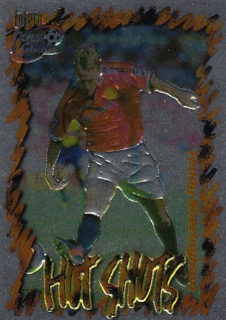 SHERINGHAM Teddy Futera 1999 Hot Shots Embossed Foil č. 54