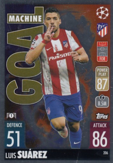 SUÁREZ Luis Topps Match Attax 2021/2022 č. 206 Goal Machine