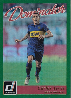 TEVEZ Carlos Donruss 2016/2017 č. 7 Dominator Green