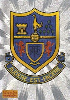 TOTTENHAM Hotspur Merlin Ultimate 1995/1996 Emblem č. 205