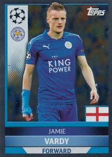 VARDY Jamie Topps Match Attax 2016/2017 Champions League LEI3