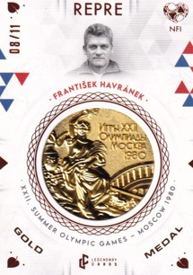 HAVRÁNEK František LC Unique Medal Series 2024 Gold Medal Moscow 1980 MOS-HAF Bronze /11