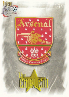 ARSENAL London Futera 1999 č. 98 Emblem