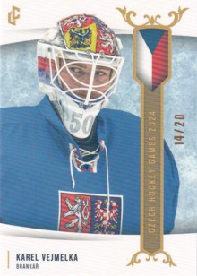 VEJMELKA Karel LC Golden 2024 Czech Hockey Games EHC-36 Retail Rainbow /20