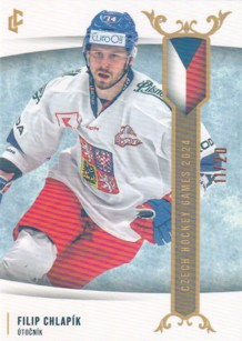 CHLAPÍK Filip LC Golden 2024 Czech Hockey Games EHC-15 Retail Rainbow /20