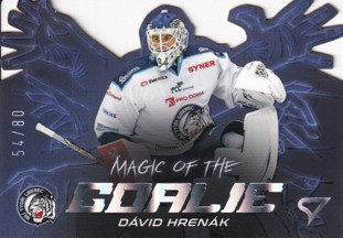 HRENÁK Dávid SPORTZOO 2023/2024 Magic of the Goalie MG-08 Die Cut /80