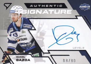 GAZDA Daniel SPORTZOO 2023/2024 Authentic Signature SL2-DG /80