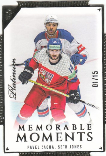 ZACHA Pavel JONES Seth LC Memorable Moments MO-52 Platinum Die-Cut /15