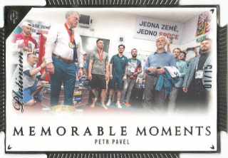 PAVEL Petr LC Memorable Moments MO-98 Platinum Die-Cut /15