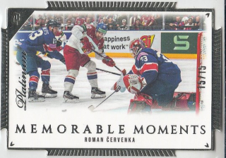 ČERVENKA Roman LC Memorable Moments MO-29 Platinum Die-Cut /15