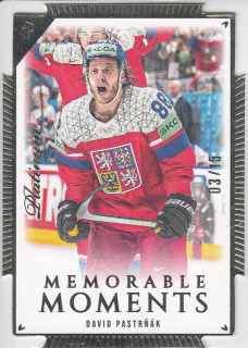 PASTRŇÁK David LC Memorable Moments MO-58 Platinum Die-Cut /15