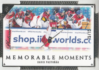 PASTRŇÁK David LC Memorable Moments MO-80 Platinum Die-Cut /15