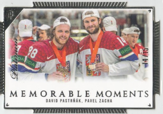 PASTRŇÁK David ZACHA Pavel LC Memorable Moments MO-89 Platinum Die-Cut /15