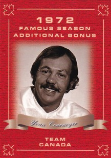 COURNOYER Yvan 1972 FAMOUS SEASON CANADA promo