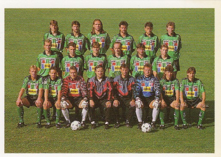 FK JABLONEC NAD NISOU PAPYRO 1995/1996 Týmové foto