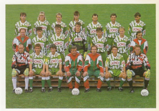 FC Slavia UHERSKÉ HRADIŠTĚ PAPYRO 1995/1996 Týmové foto