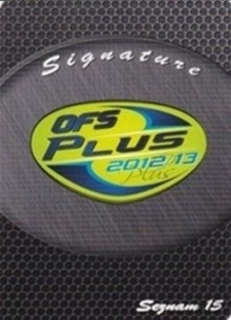 SEZNAM KARET SIGNATURE OFS 2012/2013 č. 15 Die Cut