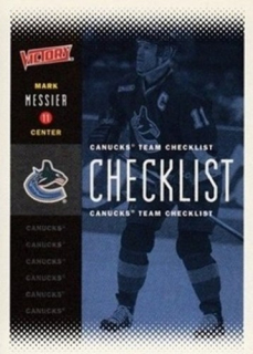 MESSIER Mark UD Victory 2000/2001 č. 225 Checklist