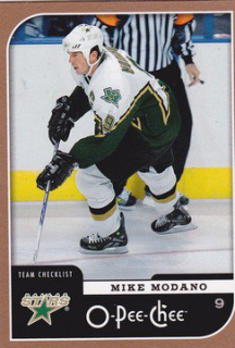 MODANO Mike O-Pee-Chee 2006/2007 č. 680 Checklist