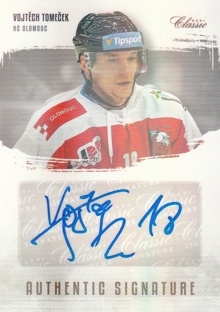 TOMEČEK Vojtěch OFS Classic 2019/2020 Authentic Signature Level 1 AS-VTO Rainbow /6