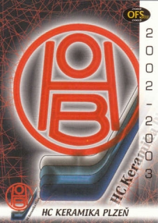 LOGO Plzeň OFS 2002/2003 Znak Z7