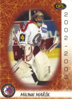 MAŘÍK Michal OFS 2002/2003 č. 349