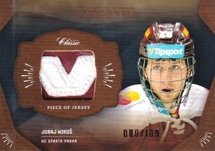 MIKUŠ Juraj OFS Classic 2020/2021 Game Used Remnants RPS-JMI /109