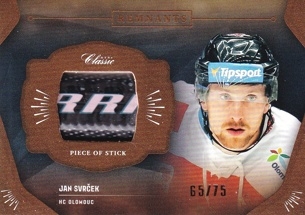 ŠVRČEK Jan OFS Classic 2020/2021 Game Used Remnants RPS-JSV /75