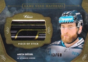 DOČEKAL Martin OFS Classic 2020/2021 Game Used Material GUM-MDO /60