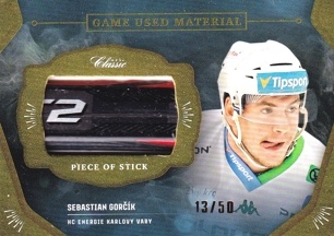 GORČÍK Sebastián OFS Classic 2020/2021 Game Used Material GUM-SGO /50