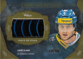 KLIMEK Lukáš OFS Classic 2020/2021 Game Used Material GUM-LKL /80