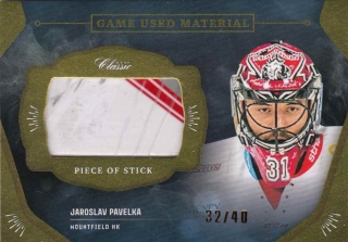 PAVELKA Jaroslav OFS Classic 2020/2021 Game Used Material GUM-JPA /40