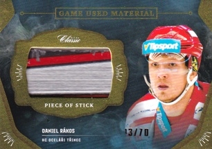 RÁKOS Daniel OFS Classic 2020/2021 Game Used Material GUM-DRK /70