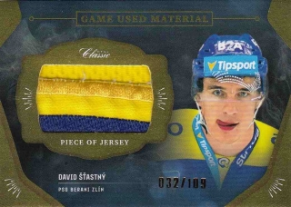 ŠŤASTNÝ David OFS Classic 2020/2021 Game Used Material GUM-DŠŤ /109