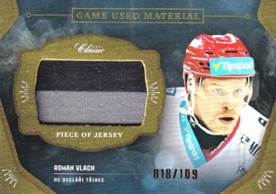 VLACH Roman OFS Classic 2020/2021 Game Used Material GUM-RVL /109