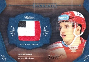 KOFROŇ David OFS Classic 2020/2021 Game Used Remnants RPS-DKO /77