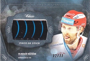 RŮŽIČKA Vladimír OFS Classic 2020/2021 Game Used Material GUM-VRŮ /77