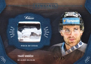 VORÁČEK Tomáš OFS Classic 2020/2021 Game Used Remnants RPS-TVO /66