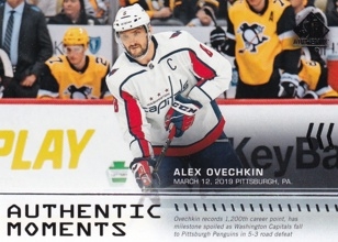 OVECHKIN Alex UD SP Authentic 2019/2020 č. 103 AM